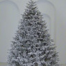 Искусственная елка Швейцарская заснеженная 180 см., 330 теплых-белых Led ламп, 100% литая хвоя, ЕлкиТорг (176180)