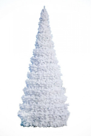 Ель искусственная Виктория 15 м., белая, каркасная, ПВХ, ПромЕлка, (VK1500WK)