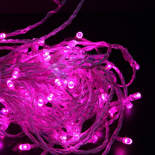 Комплект гирлянды на деревья с контроллером 60 м., 3 луча по 20 м, 600 LED ламп розового цвета, Beauty Led (KDD600C-10-1P)