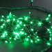 Светодиодная нить с контроллером 20 м., 220V, 200 зеленых LED ламп, черный ПВХ провод, Rich LED (RL-T20C2-B/G)