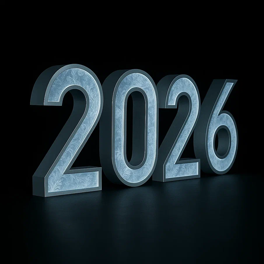 Светодиодные цифры "2026" 200 см., Сад Радости (SR028)