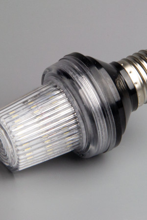 Строб-лампа для Белт-лайта холодная белая, 46 мм., 3Вт, Е27, 24В, Teamprof (TPF-B-E27ST-24V-W)