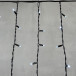 Светодиодная бахрома с колпачком 3,2*0,9 м., 168 белых LED ламп, каучуковый черный провод, LTC (LL168-1-2W)
