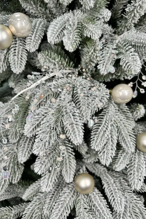 Ветвь Новогодние кристаллы 71 см., 1 шт., Christmas DeLuxe (86703) 