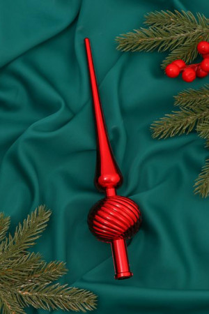 Макушка Классика полосы 25 см., красный, Зимнее Волшебство (6537062)    