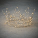 Украшение корона 12*28см.,100 теплых белых LED ламп, с таймером (84880)
