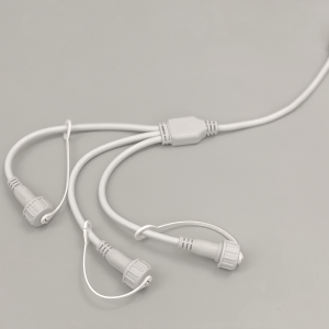 Разветвитель 1-3, 2 pin, белый, Teamprof (TPF-SC2/1-3-W)