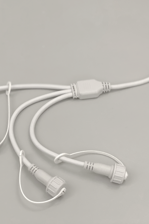 Разветвитель 1-3, 2 pin, белый, Teamprof (TPF-SC2/1-3-W)