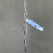  Светодиодная бахрома с колпачком 3,1*0,5 м., 120 холодных белых LED ламп, мерцание, прозрачный провод ПВХ, IP65, LTC (PIL120BLWCAP-10-2W)