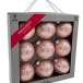 Набор стеклянных шаров Розовый 80 мм., 9 шт., Christmas DeLuxe (13874)
