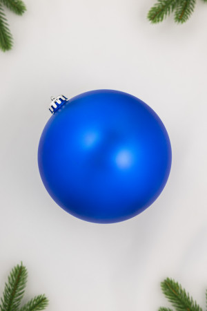 Шар пластиковый матовый 150 мм., синий, ЕлкиТорг (150521)