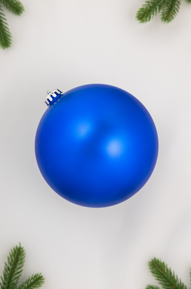 Шар пластиковый матовый 150 мм., синий, ЕлкиТорг (150521) Шар пластиковый матовый 150 мм., синий, ЕлкиТорг (150521)