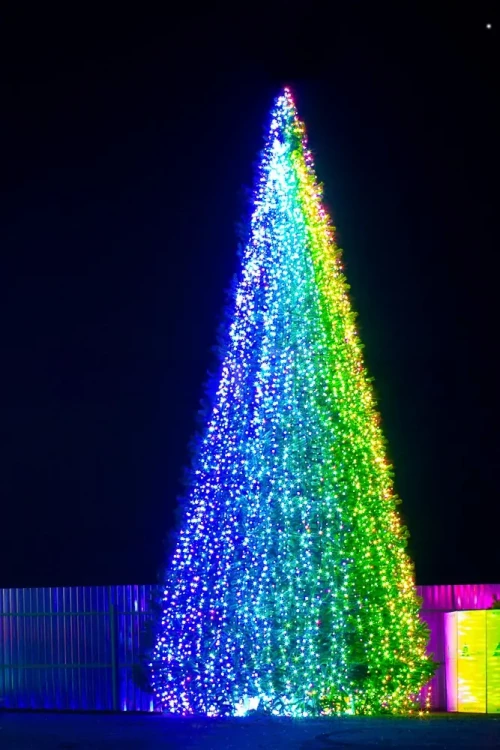 Комплект освещения Хамелеон RGB для елей высотой 11 м., 22 шт.*12 м., Green Trees (Ham11)