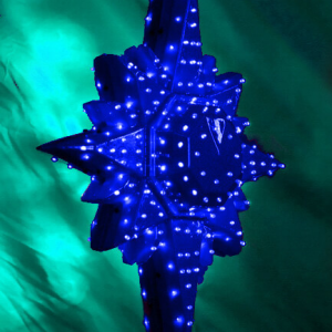 Макушка Полярная звезда Эконом 55 см. для елей высотой от 3 до 8 м., синяя, Green Trees (pol-55)