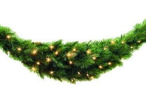 Хвойный сваг Лесная Красавица 180*36 см., 96 ламп, Triumph Tree (73832)