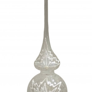 Верхушка &quot;Снежинка снежная&quot; h-28 см., стекло, в подарочной упаковке, Батик (КВ-194111)