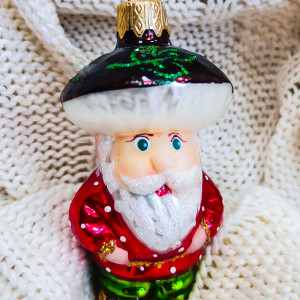 ФУ-569 Ёлочное украшение Дедушка грибок 10 см., Коломеев