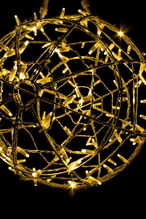 Светодиодный шар 50 см., теплый белый, 220В, Teamprof (960406)