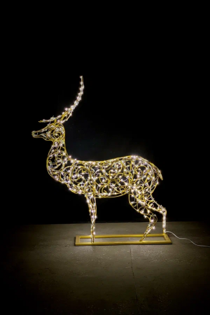 Светодиодная фигура Олень Рождественский малый 160 см., Сад Радости (SR030)