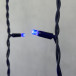 Светодиодная бахрома с колпачком 3,2*0,9 м., 168 синих LED ламп, каучуковый черный провод, LTC (LL168-1-2B)