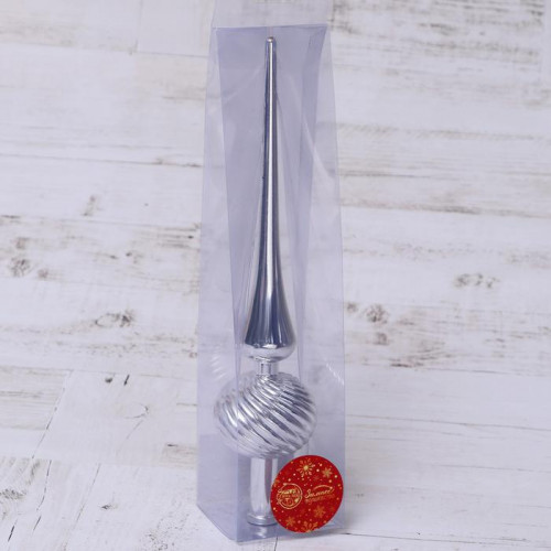 Макушка Классика полосы 25 см., серебро, Зимнее Волшебство (6537063)         