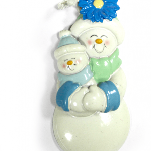 Украшение &quot;Пара Снеговиков&quot;12*7,2*2 см. (PO1116)