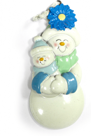 Украшение &quot;Пара Снеговиков&quot;12*7,2*2 см. (PO1116)