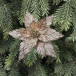 Декоративный цветок Пуансеттия 30 см., шампань, Christmas DeLuxe (89571)