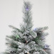 Искусственная елка Скандинавия заснеженная 210 см., литая+пвх, 600 мульти/теплых LED ламп, ЕлкиТорг (26210)