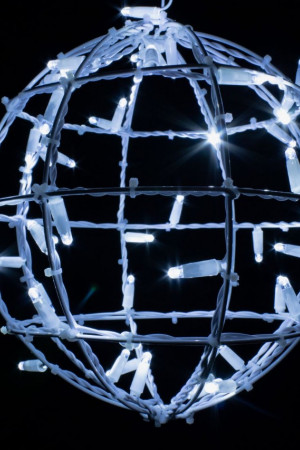 Светодиодный шар 50 см., холодный белый, 220В, Teamprof (960405)