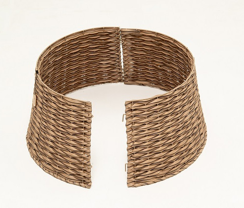 Корзина под елку Прованс 65*48*30 см., разборная, орех, ЕлкиТорг (65-219)