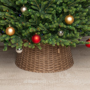 Корзина под елку Прованс 65*48*30 см., разборная, орех, ЕлкиТорг (65-219)