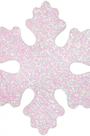 Снежинка из пенофлекса Облачко 100 мм., белый, ПромЕлка (CO-100WHITE)