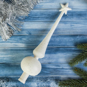 Макушка Перелив 6х26 см., белый, Зимнее Волшебство (2372168)