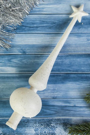 Макушка Перелив 6х26 см., белый, Зимнее Волшебство (2372168)