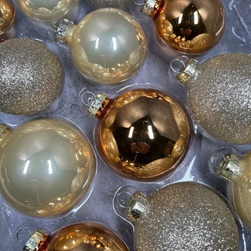 Набор стеклянных шаров Брызги шампанского 26 шт., Christmas DeLuxe (86460)