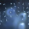Светодиодная бахрома 108 холодных белых LED ламп, 3*0.6 м., 220В, статика, прозрачный провод ПВХ, Teamprof (TPF-i3*0.6-CT/W)