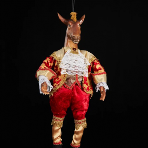 Винтажное украшение Царский конь 37 см., коричневый, Christmas DeLuxe (13663)