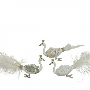 Украшение Царский Павлин 21*8 см., керамика, Kaemingk (028134)