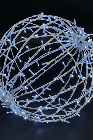 Светодиодная Фигура Световой Шар 0,65 м., холодный белый., 220В., IP65, (LC-13310)