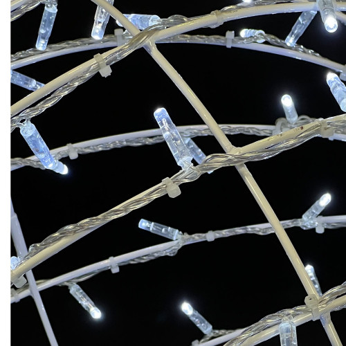 Светодиодная Фигура Световой Шар 0,65 м., холодный белый., 220В., IP65, (LC-13310)