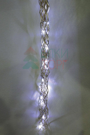 Светодиодная флористика Бамбуковая ветка 1.1 м., 3*АА батарейки, 20 холодных белых LED ламп, Beauty Led (B247L-D020A-13) 