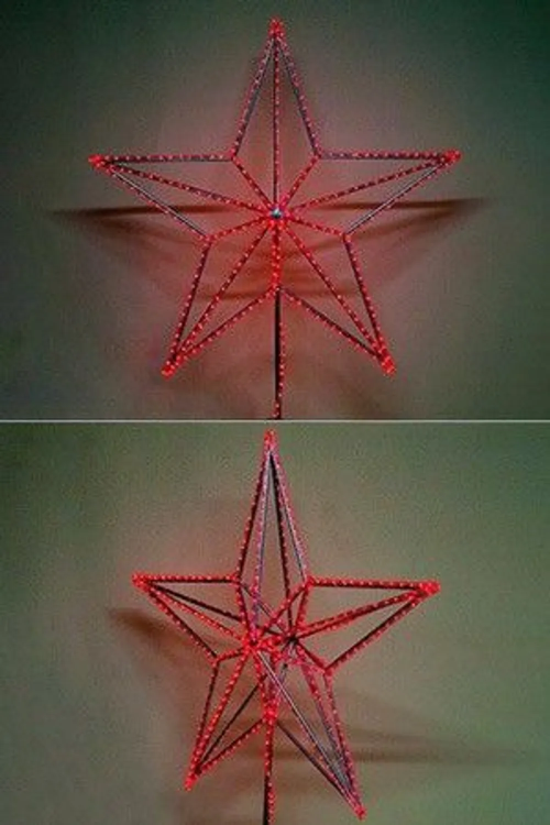 Макушка Кремлевская Эконом 50 см. для елей высотой от 3 до 5 м., красная, Green Trees (krem-50red)