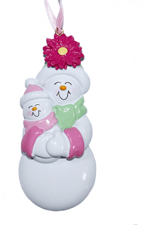 Украшение &quot;Пара Снеговиков&quot;12*7,2*2 см. (PO1119)