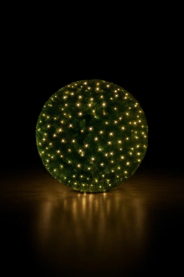 Светодиодная фигура из мишуры Шар 100 см., Сад Радости (SR329) Светодиодная фигура из мишуры Шар 100 см., Сад Радости (SR329)