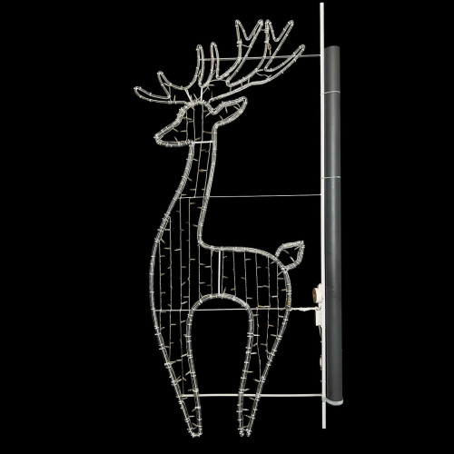 Светодиодная консоль Олень в Профиль 90*240 см, холодный белый, LTC, (LC-13406)