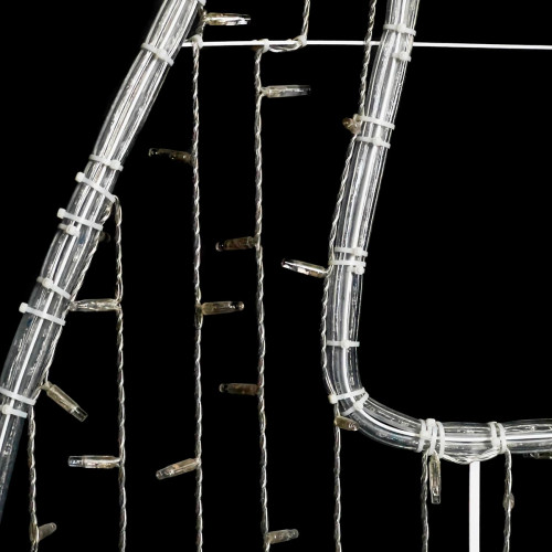 Светодиодная консоль Олень в Профиль 90*240 см, холодный белый, LTC, (LC-13406)