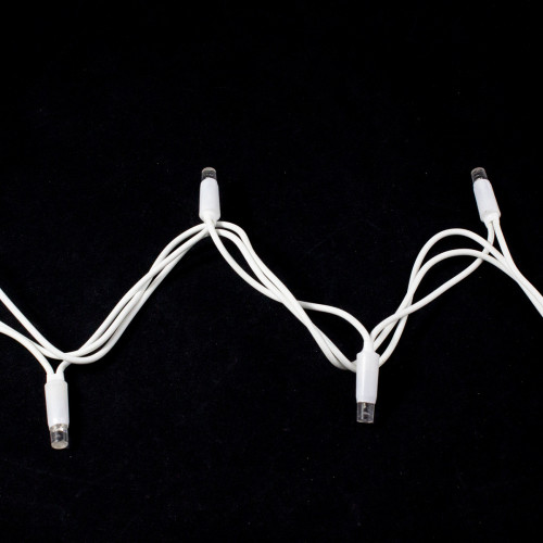 Светодиодная нить с мерцающим диодом 10 м., 220V, 100 розовых LED ламп, белый каучук, соединяемая, Winner Light (P.01.7w.100+)