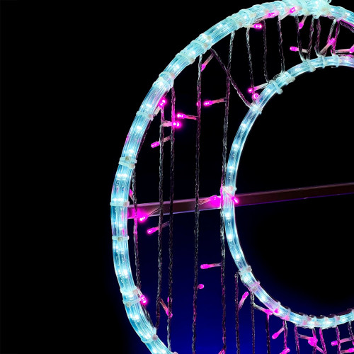 Светодиодная консоль Круги 80*180 см., мульти, LTC (LC-13408)
