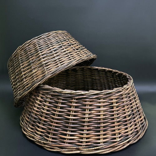 Корзина для декорирования подставки  28х80 см., коричневая, Christmas DeLuxe (85773)